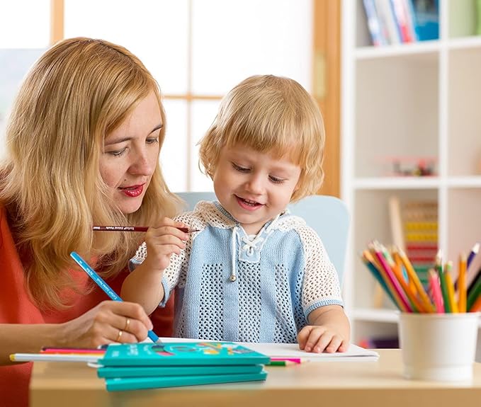 Rarlan Colored Pencils Bulk, Pre-sharpened Colored Pencils for Kids, 12 Assorted Colors, Pack of 96, Coloring Pencils 1152 Count