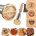 Custom Electric Branding Iron for Wood, Branding Irons Personalized with Stand, Wood Burning Tool Leather Branding Iron, Woodworking Tools for DIY Crafts Handmade Lover Gift(Electric Handle)
