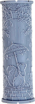Squirrel Clay Texture Roller (4") - Storybook Set #01 - Embossing Pattern Roller for Polymer & Ceramic Clay, Pottery & Crafts