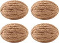 Chunky Yarn for Hand Knitting, No7 Thick Yarn, 250Grams 32Yards, Pack of 4, Perfect for Knitters and Crafters (Khaki)