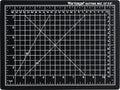 Dahle Vantage 10670 Premium Self-Healing Cutting Mat, 9"x12", 1/2" Grid, 5 Layers for Max Healing, Perfect for Crafts & Sewing, Black