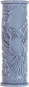 Dove Clay Texture Roller (4") - Bird Set #01 - Embossing Pattern Roller for Polymer & Ceramic Clay, Pottery & Crafts