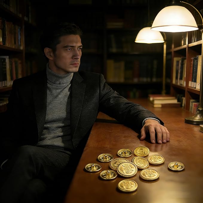 14PCS Gold Blazer Buttons for Men Replacement Buttons Suits Antique Gold Buttons for Blazer 20mm and 15mm Gold Button for Sport Coat, Uniform, Jackets Vintage Blazer Buttons Men