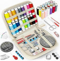 MIXCOOL Sewing Kit for Adults, Beginners, Needle and Thread Kit, Portable Sewing Supplies, Contains Thread, Scissor, Needles, (Beige, M)