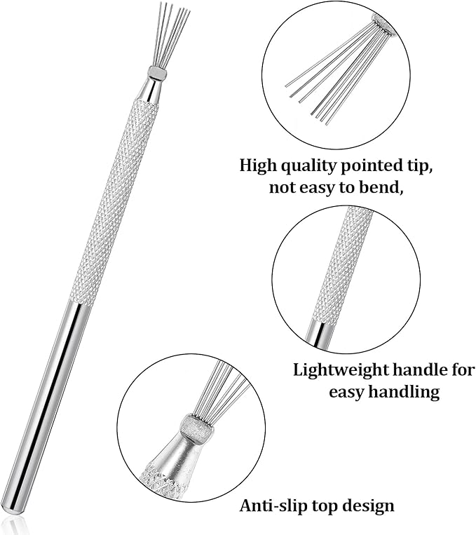 Clay and Pottery Feather Wire Texture Tools, Pottery Scoring Tool Wire Feather Texture Tool Detail Texturing Modeling Toolss for Clays Ceramics Potterys Sculpting, 2 PCS 5.1 Inch
