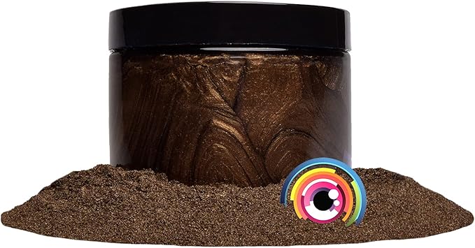 Eye Candy Premium Mica Powder Pigment “Shinai Brown” (50g) Multipurpose DIY Arts and Crafts Additive | Woodworking, Epoxy, Resin, Bath Bombs, Soap, Nail Polish, Lip Balm (Shinai Brown, 50G)