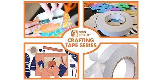 Best 3/8" Ultra-Thin Permanent Double-Sided Tape for Arts, Crafts, Photography, Scrapbooking, Tear-by-Hand, Paper Backing (3/8-Inch by 164-Feet/55 Yards)