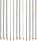 PATIKIL Silver Colored Pencils Set,12 Pcs Oil Color Pencils Wooden Coloring Drawing Pencil for Artists Art Painting