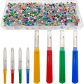 DaKuan 608 Piece Sewing Kit with 8 Seam Rippers (4 Large + 4 Small) & 600 Stainless Steel Pins, Premium Sewing Tools for Quilting, Dressmaking, DIY Crafts, Includes Protective Storage Box