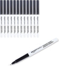 Amazon Basics Ultra Fine Point Permanent Markers, Black, 12-Pack