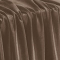 KKJIAF Brown Stretch Velvet Fabric 60 Inch Wide, 1 Yard Soft Stretchy Fabric for Sewing Clothes, Apparel, Costume, Crafts - 90% Polyester 10% Spandex