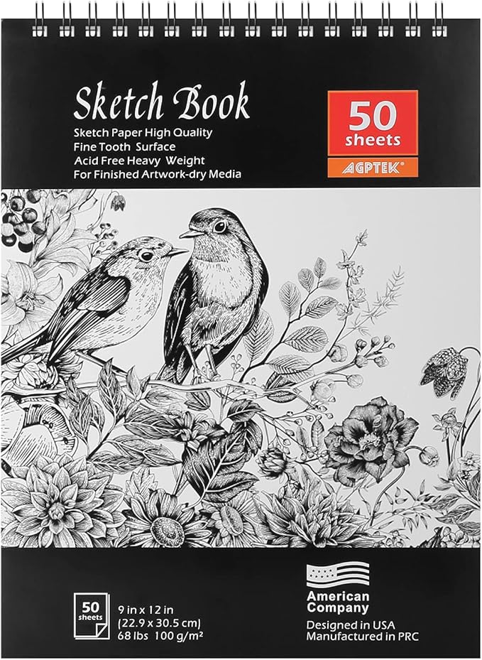 AGPTEK Drawing Pencils Set, 75-Piece Art Supplies Color Drawing Pencils Set Contains Sketch Pencils, Charcoal Pencils, Water Colored Pencils and Metal Colored Pencils for Kids, Adults and Artist