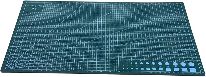 Dual-Side Self-Healing Cutting Mat 17.7X11.8 Inches Grid Craft Cutting Board for Quilting Sewing Scrapbooking and Hobby Projects