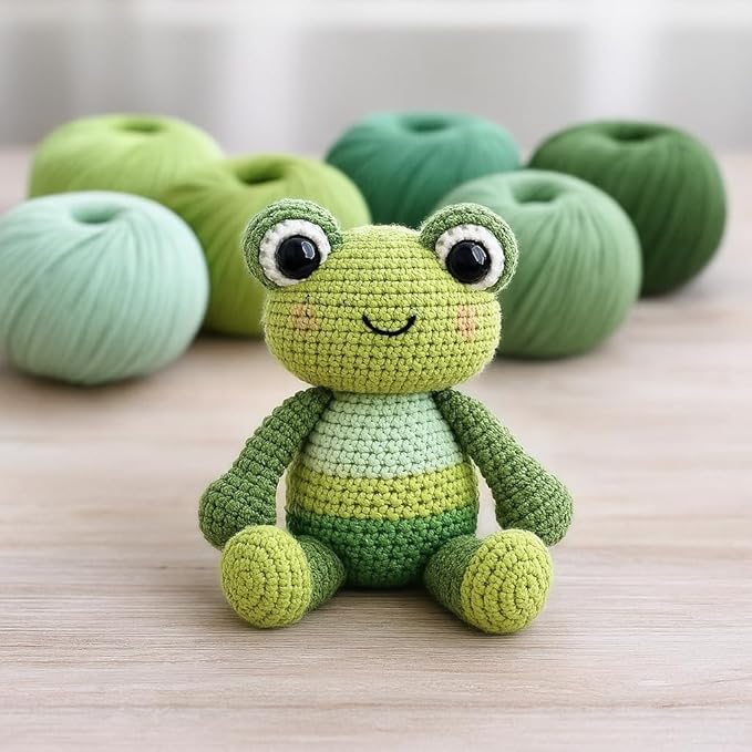 Harmony Cotton Yarn by Yarneverse – 6-Pack Soft Fine Weight (#2) 60% Cotton / 40% Acrylic (50g / 165m Each – Total 300g / 990m) (6, Green Spectrum Collection)