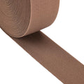 Strapcrafts 3-Inch Wide by 2-Yard Colored Woven Elastic Band,Dark Brown 14010