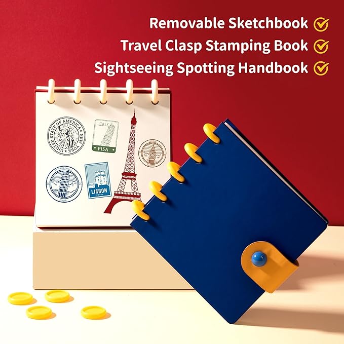 Yoment Small Sketchboook for Drawing 5x5 Sketchbook for Kids Removable Sketch Boook 160 Pages Square Sketch Pad Travel Blank Drawing Book for Beginners,Artists,Gift Boxed,Blue