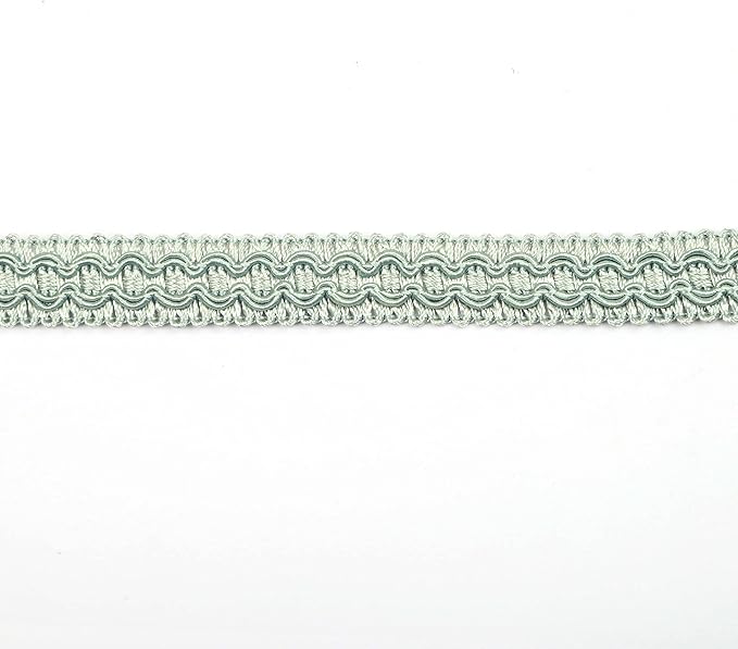 Gimp Braid Trim, 0.7 Inch / 10M(10.9 Yards) Fabric Trim for Curtains, Upholstery, Sewing, Polyester Hand DIY Crafts, Costume and Home Decorative