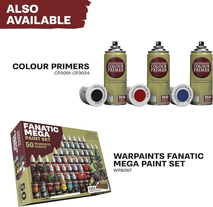 The Army Painter Wargamers Edition Wet Palette XL Bundle, incl. 100 Hydro Sheets, 4 Hydro Foams & Brush Storage - Wet Palette for Miniatures Acrylic Paint, DND & Warhammer
