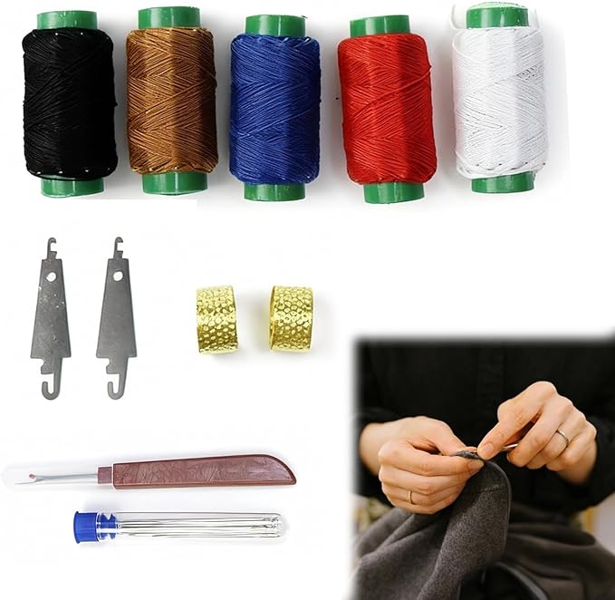 40-Piece Big Eye Steel Sewing Needles Kit,Easy-Threading Stainless Steel Hand Needles with Portable Storage case, Ideal for Embroidery,Repairs,and DIY Projects