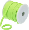 MECCANIXITY 1/4 Inch Double Fold Bias Tape Polyester Continuous Bulk Bias Tape for Sewing,Seaming Quilting Hemming Binding Crafts (Fruit Green 55 Yards)