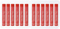 PATIKIL Dark Red Oil Pastels, 12Pcs Soft Oil Crayons Creamy Pastels Stick Art Supplies for Art Painting Drawing Blending Graffiti for Artists Beginners