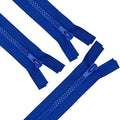 ANPURZII 3PCS #5 37 Inch Ocean Blue Separating Jacket Zippers for Sewing Coats, Molded Plastic Bulk Zippers(Oceanblue 37" 3PCS)