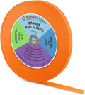 Mandala Crafts Wide 1 Inch Orange Elastic Bands Spool for Pants Waistbands Sewing and DIY Crafts, 50 YD Stretchy Flat Fabric Strap Knit Elastic Band for Wig