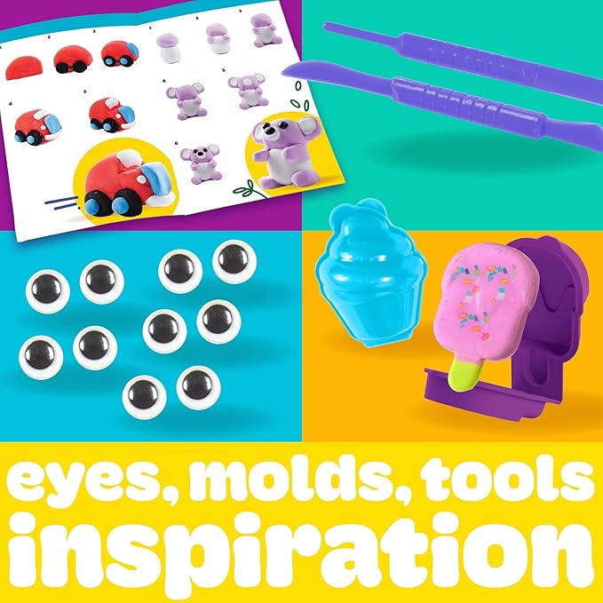 Play-Doh Air-Dry Clay Scented Variety Pack, Air Dry Clay for Kids, Modeling Clay for Kids, Arts & Crafts Gift, Craft Supplies, Molding & Sculpting Clay