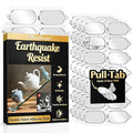 Upgraded Mounting Putty with Pull Tab, Removable Museum Tape Sticky Double Sided Adhesive Dots No Trace for Poster, 182 Pcs 0.6" x 1.38"