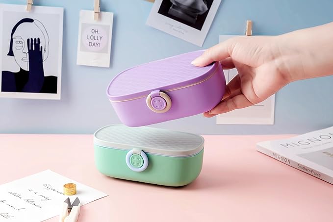 FKOG Cyan Green Sewing Project Kit, 135 Pcs Family Travel Sewing Kit Sewing Supplies Repair Kit Sewing Thread Accessories DIY Sewing Supplies Organizer (Cyan Green Sewing kit)