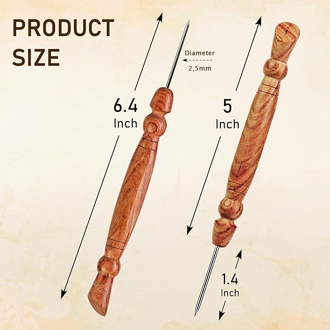 Savina Stiletto & Pressing Tool - Essential Quilting/Sewing Tool Stiletto, Presser - Precision Placement Tool for Getting Seams to Lay Correctly (1 Pieces)