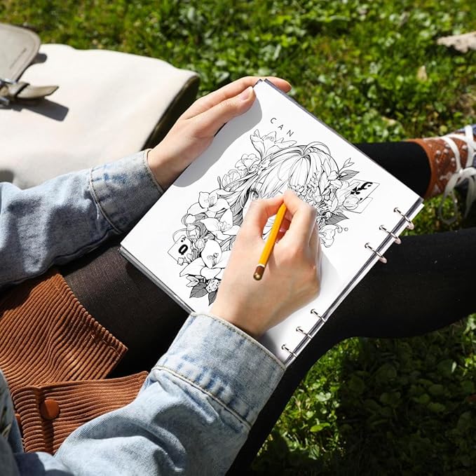 Lightwish Square Watercolor Journal,100% Cotton,300gsm/140lb,Acid-Free,20 Sheets Cold Press Watecolor Paper Sketchbook for Artists Adults Students,7.68 * 7.68 Inches