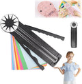 Paper Craft Edge Cutter, 12 in 1 Paper Cutter, Rolling Paper Cutter with 12 Cutting Types, Multifunctional Paper Cutter Machine with Measurements for Scrapbooking (BLK)