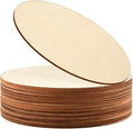 Coopay 20 Pieces 8 Inch Wooden Circles, Unfinished Round Wood Slices Natural Wooden Cutouts for Door Hanger, Painting, Wedding, Home Decoration DIY Wood Craft Supplies