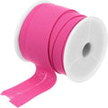 MECCANIXITY 1 Inch Single Fold Bias Tape Cotton Continuous Bulk Bias Tape for Sewing, Seaming Quilting Hemming Binding Crafts (Rose Red 10 Yards)