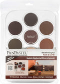 PanPastel Artist Pastels by GOLDEN, Rust & Earth Set, 7 Color, Professional Artist Pastels, Unique Pan Format (cake-like)