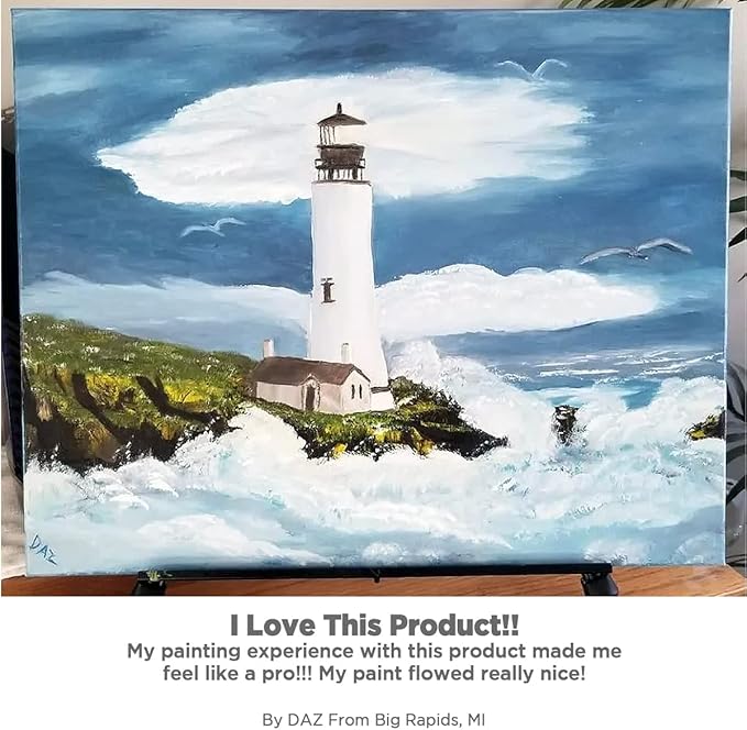 Centurion Deluxe Professional Oil Primed Linen Canvas Panels - 16x16-3 Pack of Linen Canvases for Painting, Artwork and More