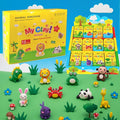 Air Dry Clay Kit, 12 Animals Kingdom Modeling Clay for Kids, DIY Model Magic Clay with Tools&Idea Cards, Soft&Non-Sticky, Safe&Non-Toxic Magic Clays, Creatible Art Crafts Toys Gifts for Boys Girls