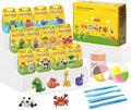 Air Dry Clay Kit, Modeling Magic Clay for Kids,12 Animals DIY Sculpting Set, Ultra Light & Soft, Safe Art Crafts Set for School Projects, Home Crafts,Party Activities, Gifts for Boys & Girls