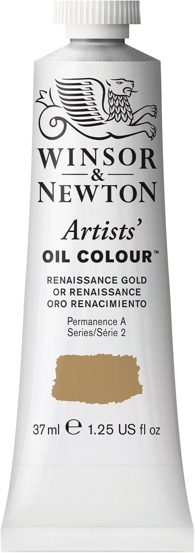 Winsor & Newton Artists' Oil Color, 37ml (1.25 oz) Tube, Renaissance Gold
