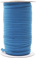 Mandala Crafts 55 Yards 1/4 Inch Steel Blue Double Fold Bias Tape for Sewing - Bias Binding Tape for Quilting Binding, Hemming, Seam, and Fabric Piping