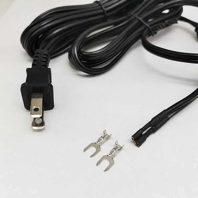 HONEYSEW Lead Cord Power Cord for Singer Sewing Machine 1200-1, 15-88, 15-90, 15-91, 201, 201K, 206, 206K, 221 Featherweight #123