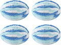 Chunky Yarn for Hand Knitting, No7 Thick Yarn, 250Grams 32Yards, Pack of 4, Perfect for Knitters and Crafters (Fresh Blue)