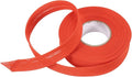 MECCANIXITY 3/4 Inch Single Fold Bias Tape Polyester Continuous Bulk Bias Tape for Sewing, Seaming Quilting Hemming Binding Crafts (Red 10 Yards)