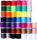 45 spools Sewing Thread Kits Polyester for Hand & Machine Sewing,100yards Each,Total 4500yards