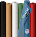 Assorted Colors Construction Paper, Set of 6 Rolls 48" x 1200" (100 ft) - USA-Made Quality Natural Multi-Color Paper for Gift Wrapping, Kids' Arts & Crafts, School & DIY Projects by IDL Packaging