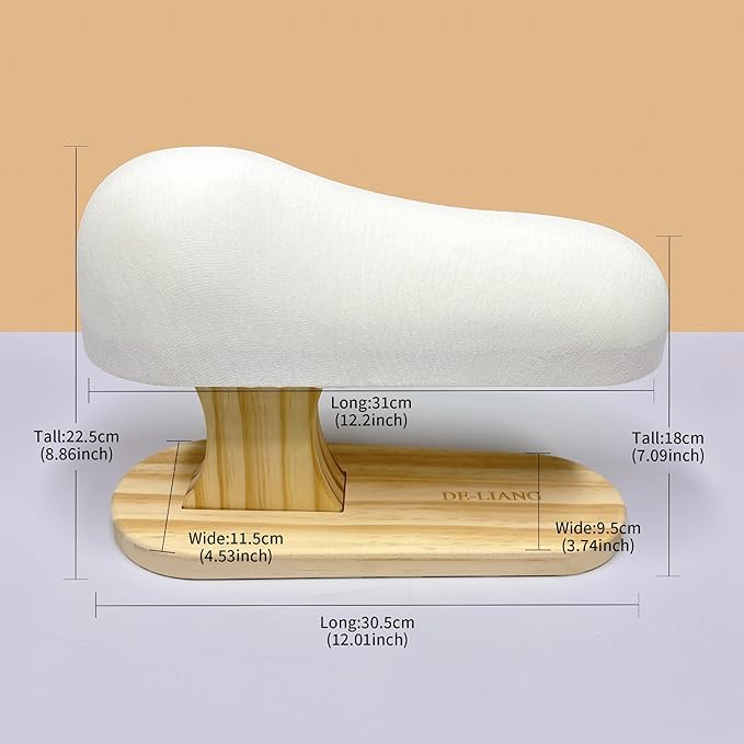 Padded Chest & Sleeve Ironing Boards Small, Compact, Cotton Padded Board for Irons Wooden Ironing Pressing Tool for Sewing Craft Household