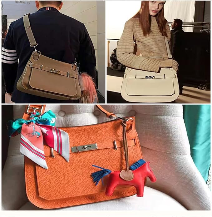 POPSEWING Designer Crossbody Bag DIY Kit for Girls - Leather Working & Sewing Kit for Shoulder Bag, Personalized Gifts (Brown)