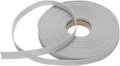 MECCANIXITY 1/2 Inch Single Fold Bias Tape Polyester Continuous Bulk Bias Tape for Sewing,Seaming Quilting Hemming Binding Crafts (Gray 25 Yards)