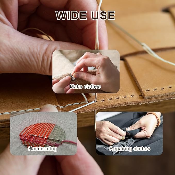 hhdatc 36PCS Sewing Kit Beginners Portable Steel Needle and Thread Set with Hand Repair Tools Embroidery Accessories Pins Steel Sewing Needles Kit for Home Travel & DIY Craft Projects